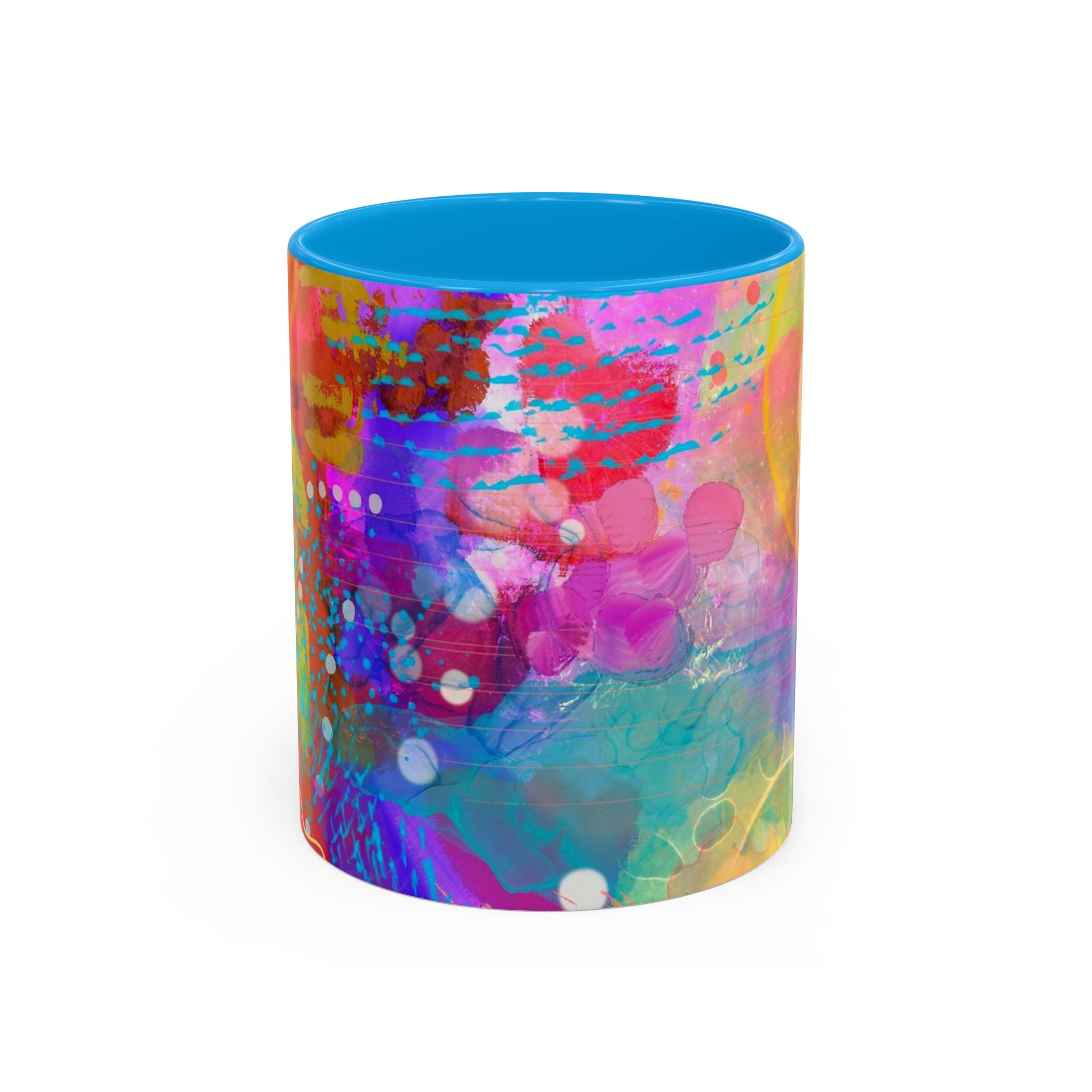 Copy of Boho Floral Rainbow Ceramic Mug (11oz & 15oz)