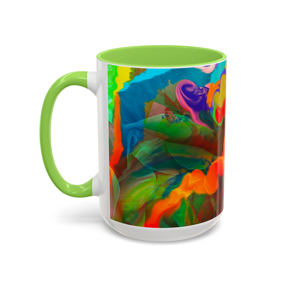 Boho  Color Flow Ceramic Mug (11oz & 15oz)
