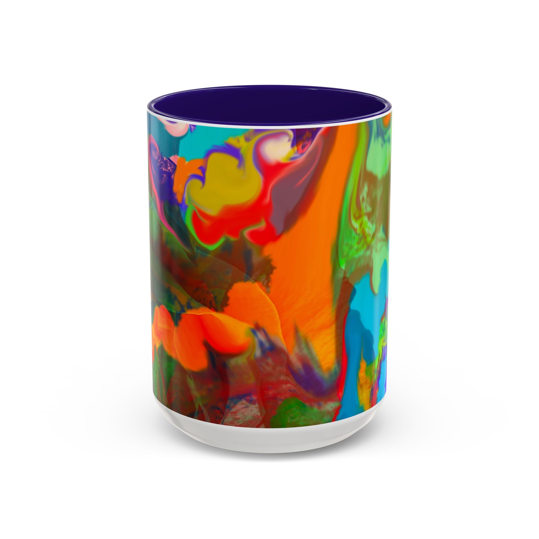 Boho  Color Flow Ceramic Mug (11oz & 15oz)