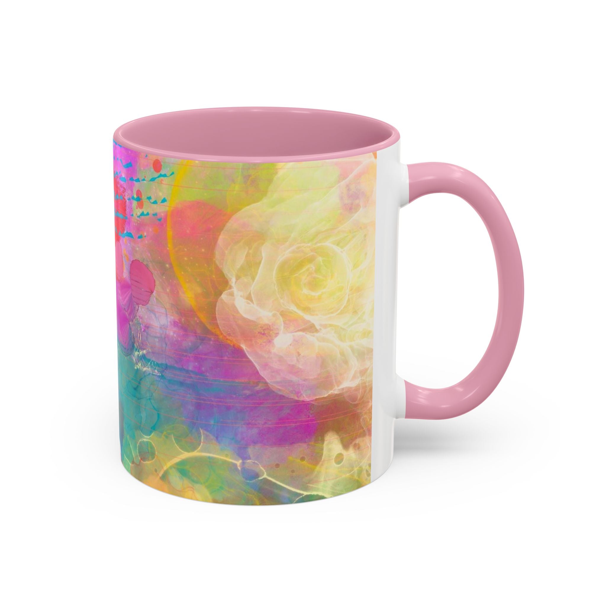 Copy of Boho Floral Rainbow Ceramic Mug (11oz & 15oz)