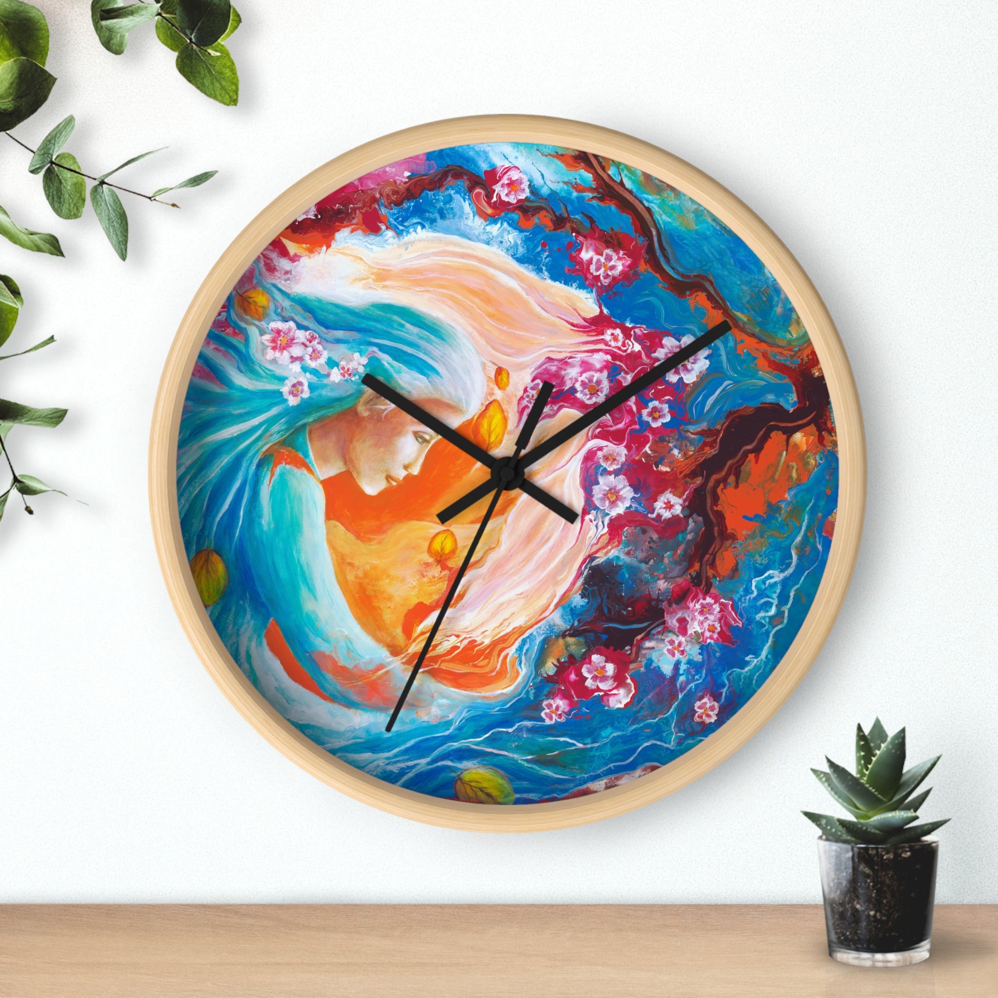 Meditation Wall clock