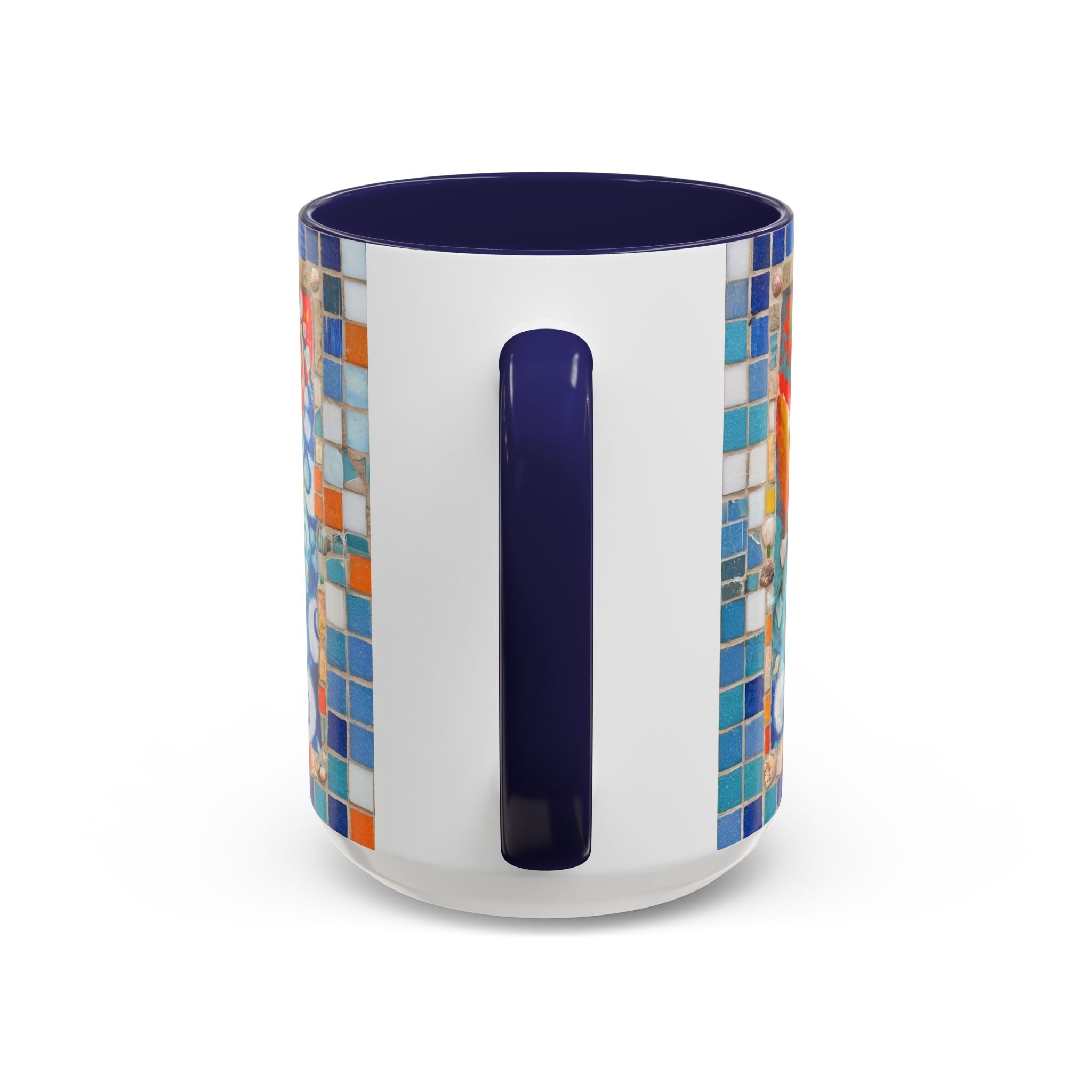 Ocean Sunrise Art Coffee Mug — Colorful Waves Accent Ceramic Mug (11/15oz)