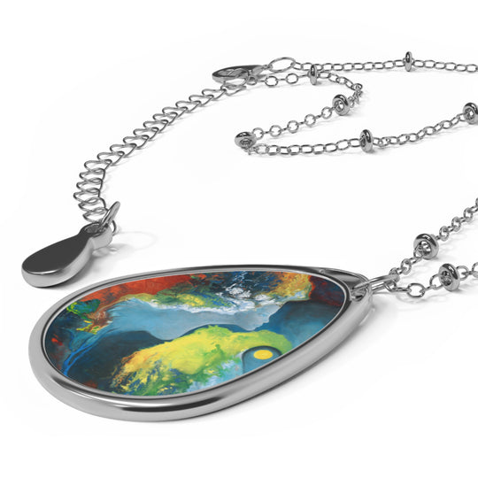 Reflection Oval Necklace