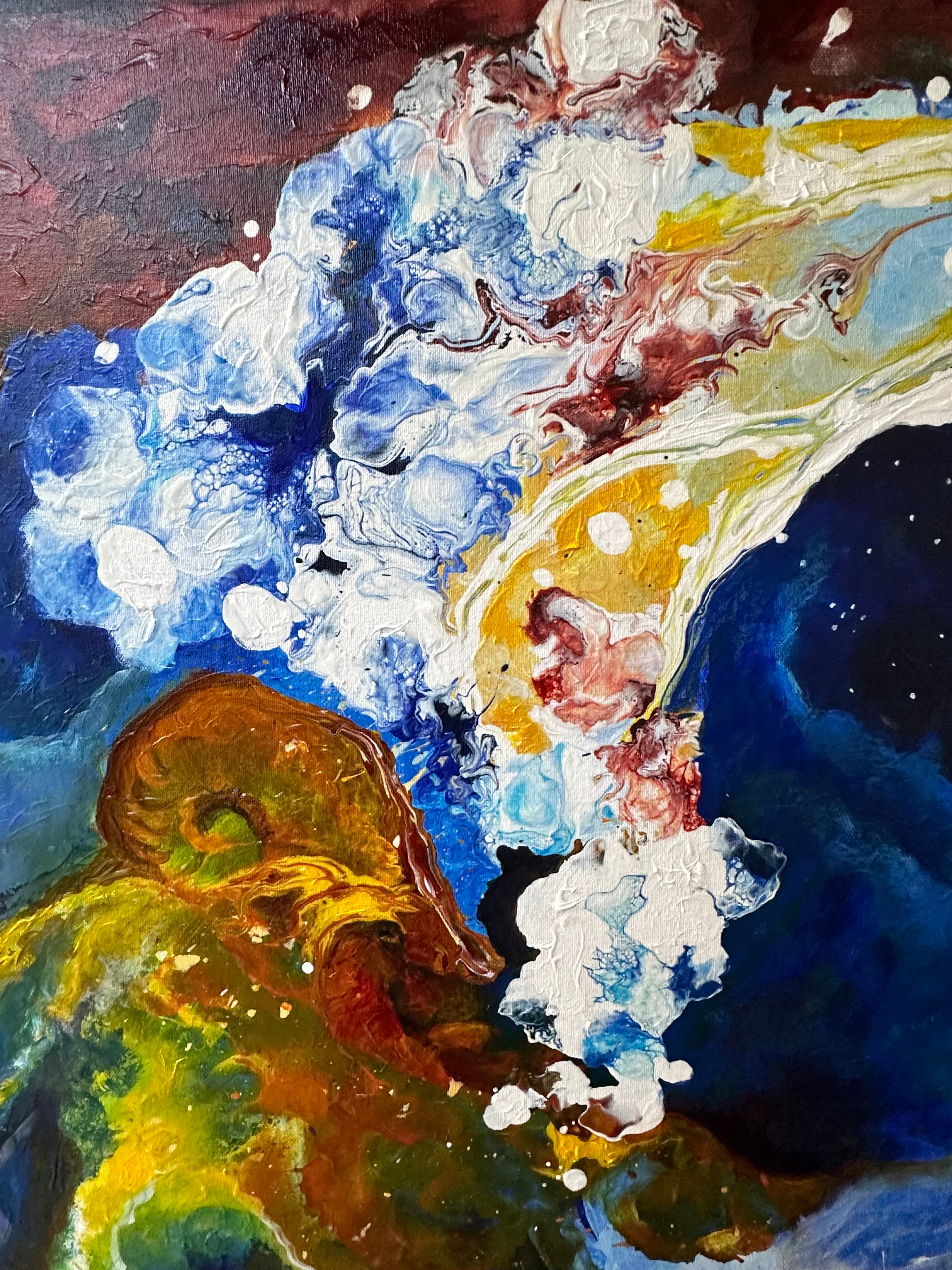 DREAM BY THE TREE  EMBELLISHED FINE ART PRINT ON CANVAS -  NOT AVAILABLE
