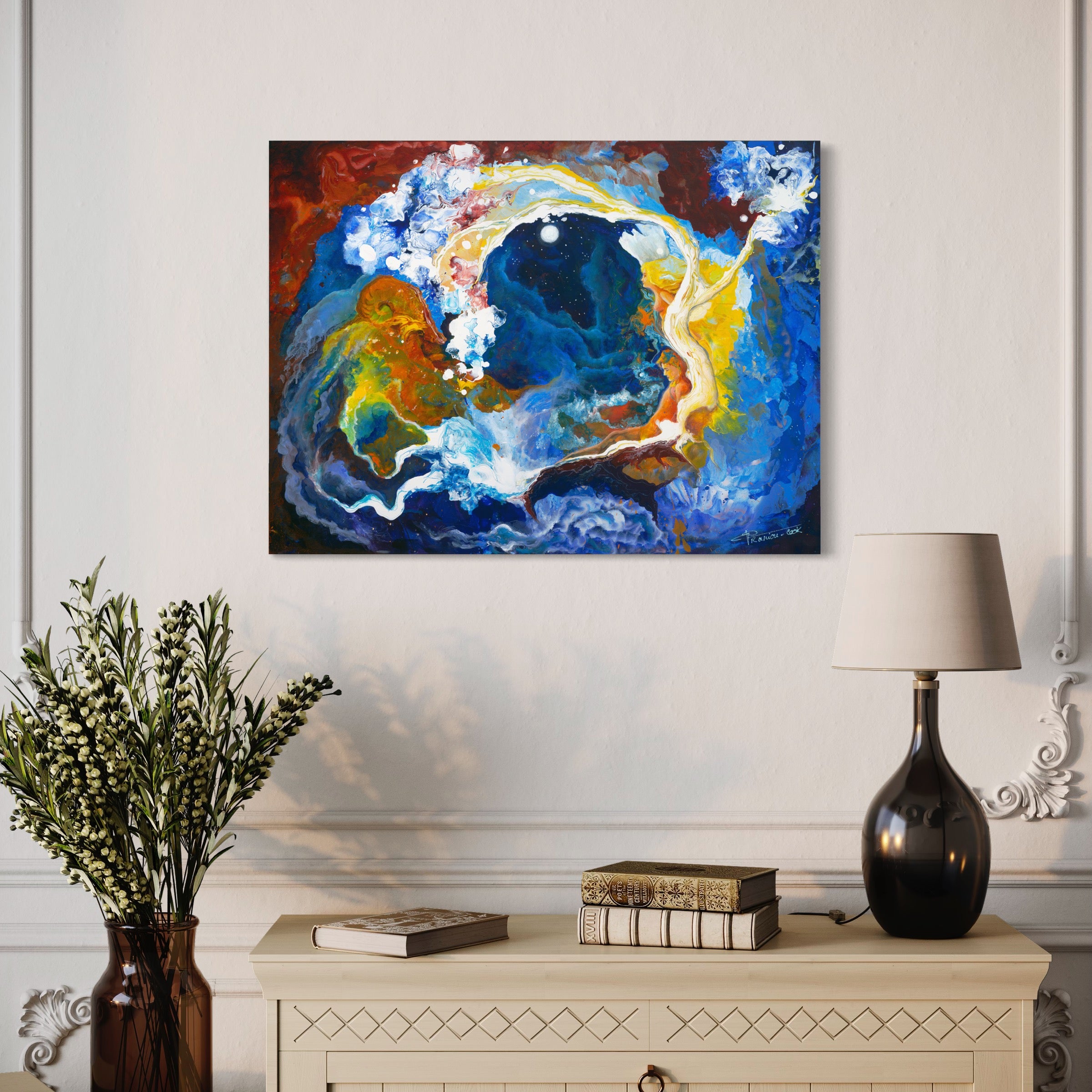 DREAM BY THE TREE  EMBELLISHED FINE ART PRINT ON CANVAS -  NOT AVAILABLE