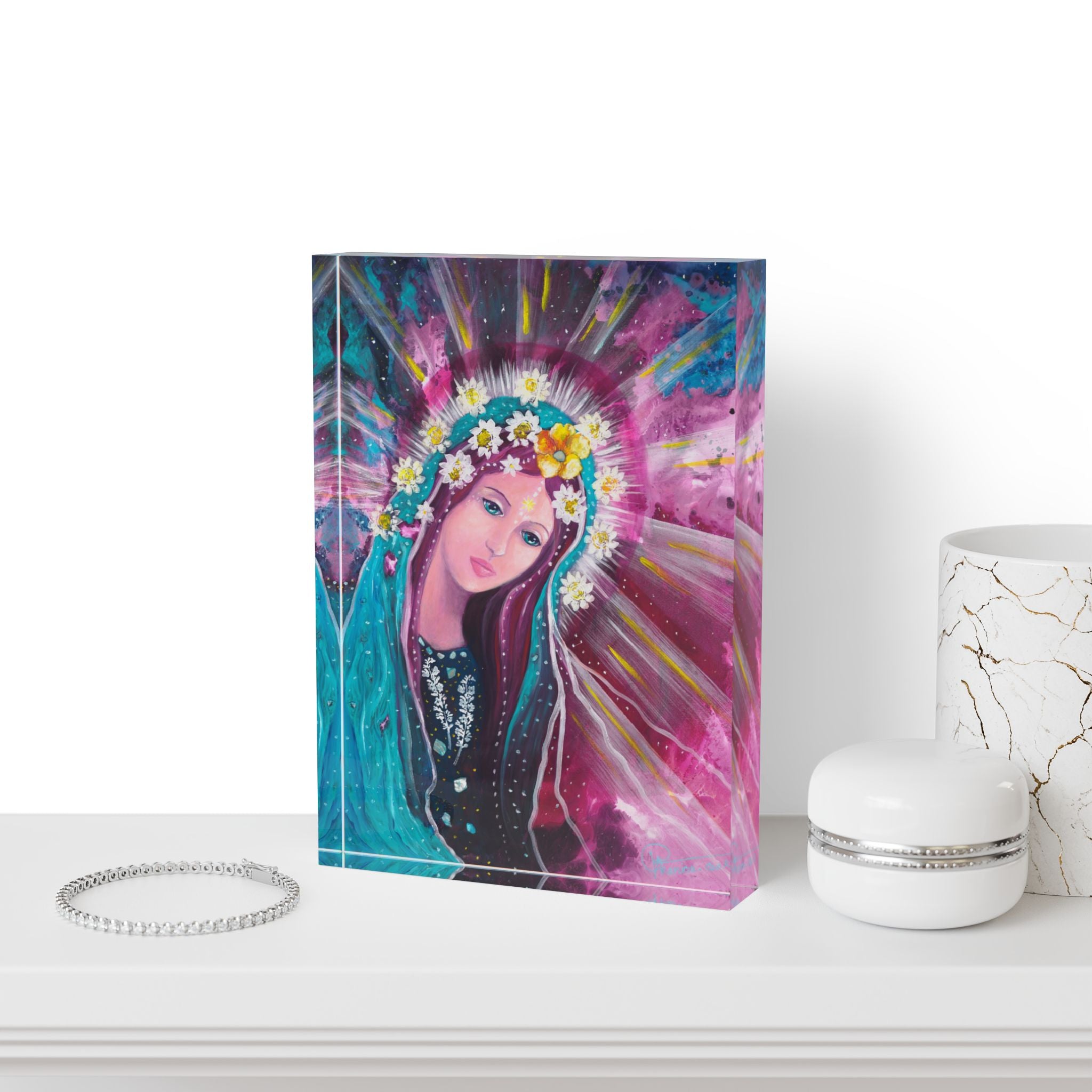 Marie Acrylic Block – PAINTINGS FROM WITHIN STORE