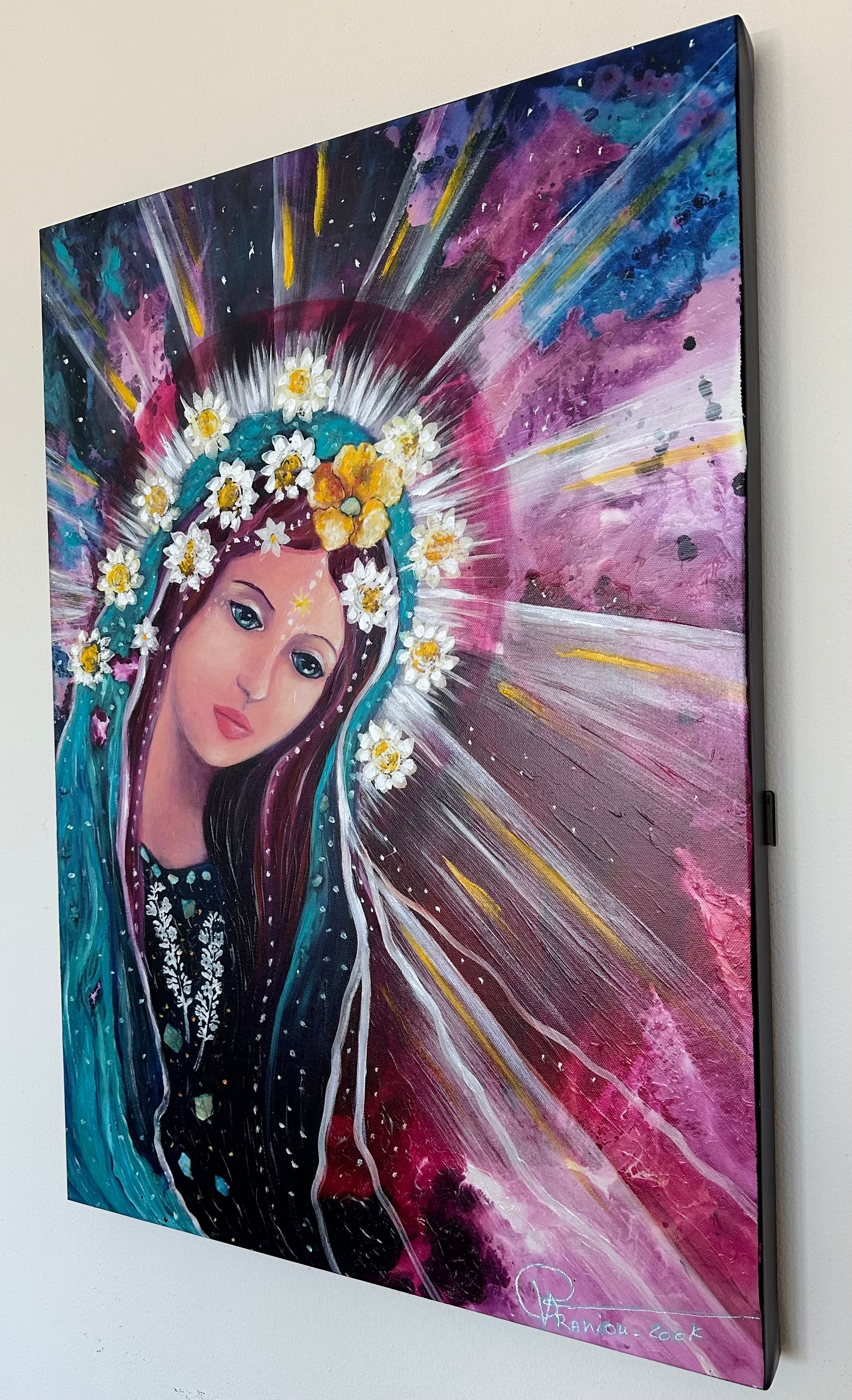 MARIE EMBELLISHED FINE ART PRINT ON CANVAS - NOT AVAILABLE