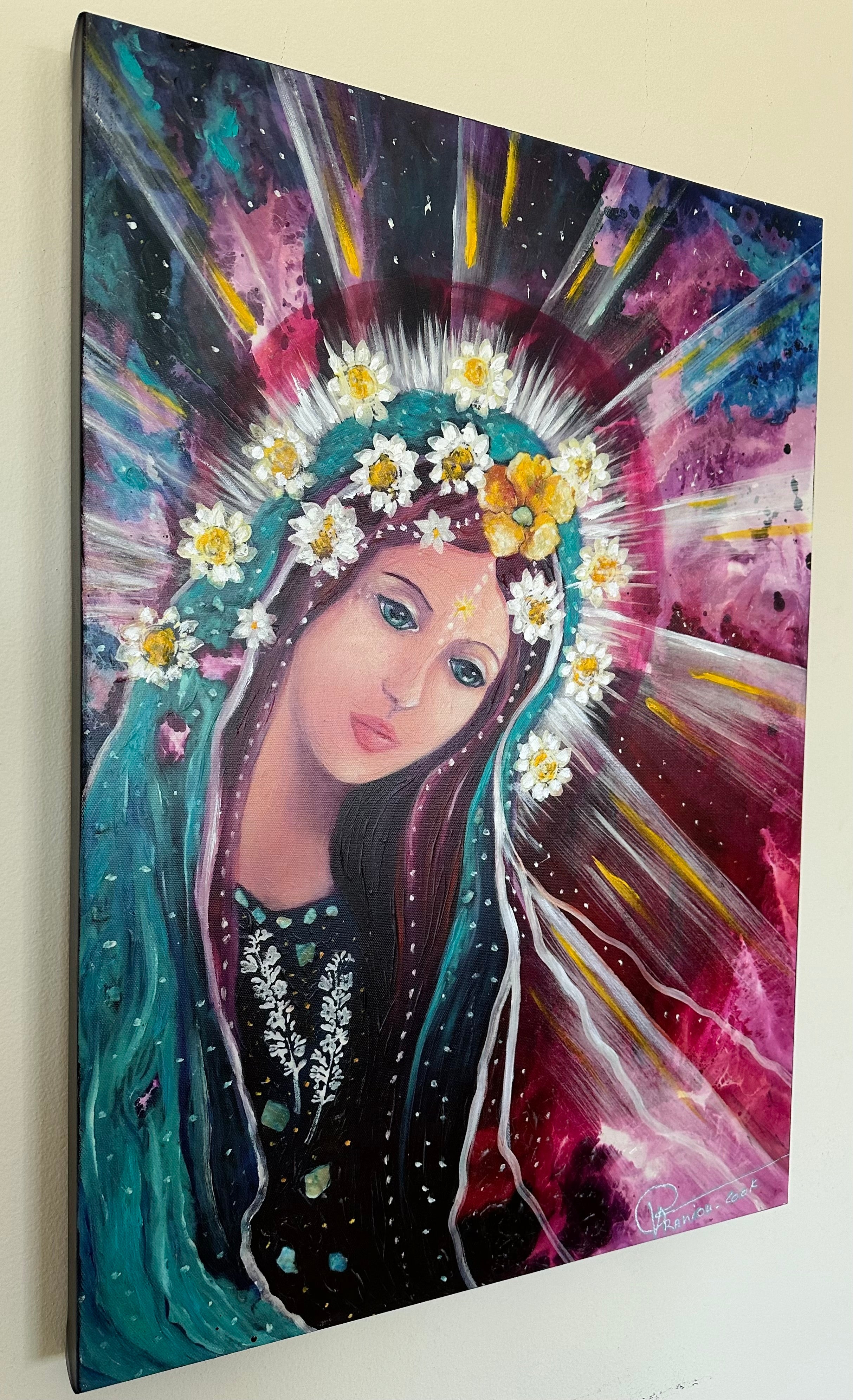 MARIE EMBELLISHED FINE ART PRINT ON CANVAS - NOT AVAILABLE