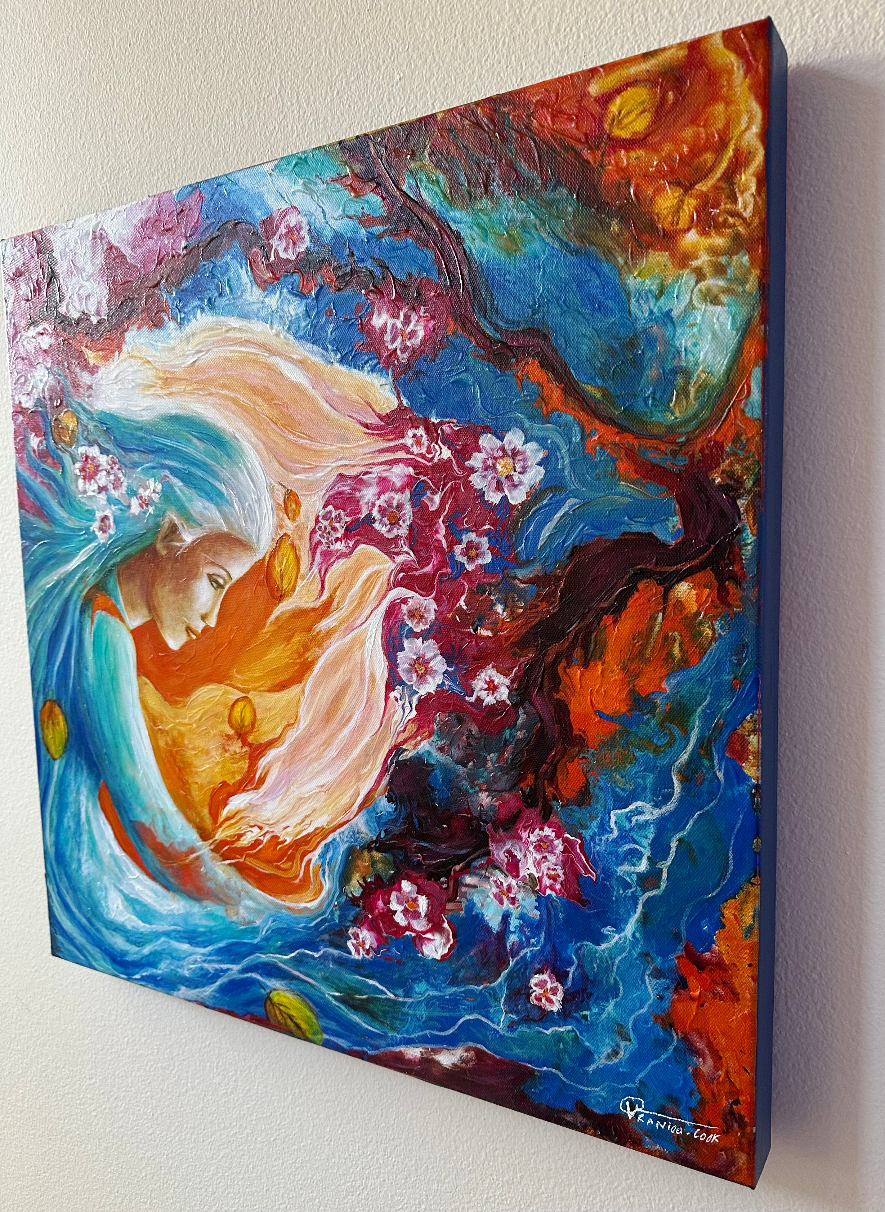 MEDITATION EMBELLISHED FINE ART PRINT ON CANVAS - NOT AVAILABLE