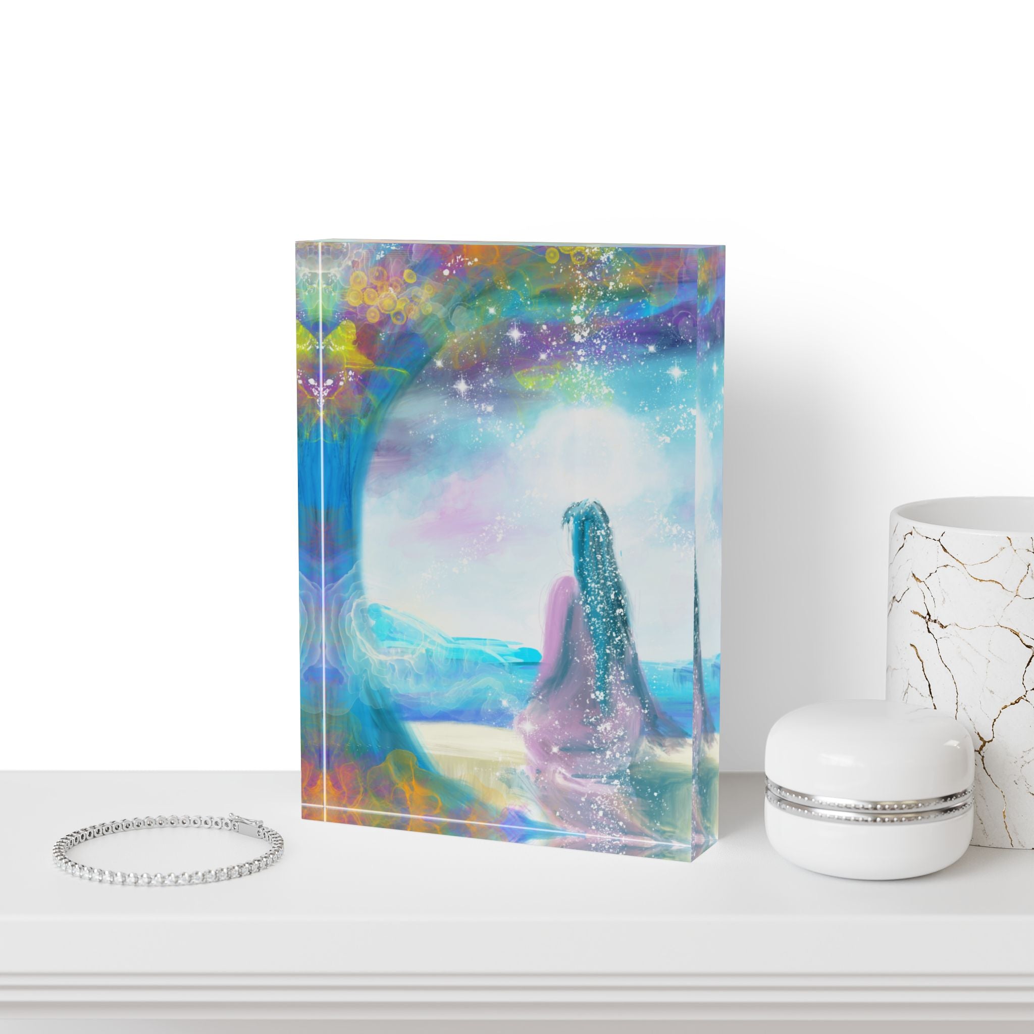 Copy of Surrendering to the Light  Acrylic Block