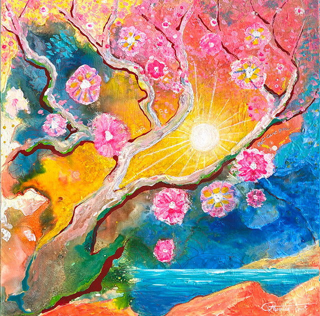 Paintings from within is the art website of Valerie Graniou-Cook, an artist based in Los Angeles. She creates Intuitive art gifts, spiritual paintings and prints. Unique gift boxes to support meditation, yoga, joy and spirituality