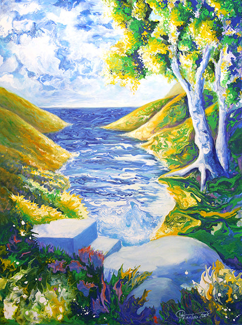 Paintings from within is the art website of Valerie Graniou-Cook, an artist based in Los Angeles. She creates Intuitive art gifts, spiritual paintings and prints. Unique gift boxes to support meditation, yoga, joy and spirituality