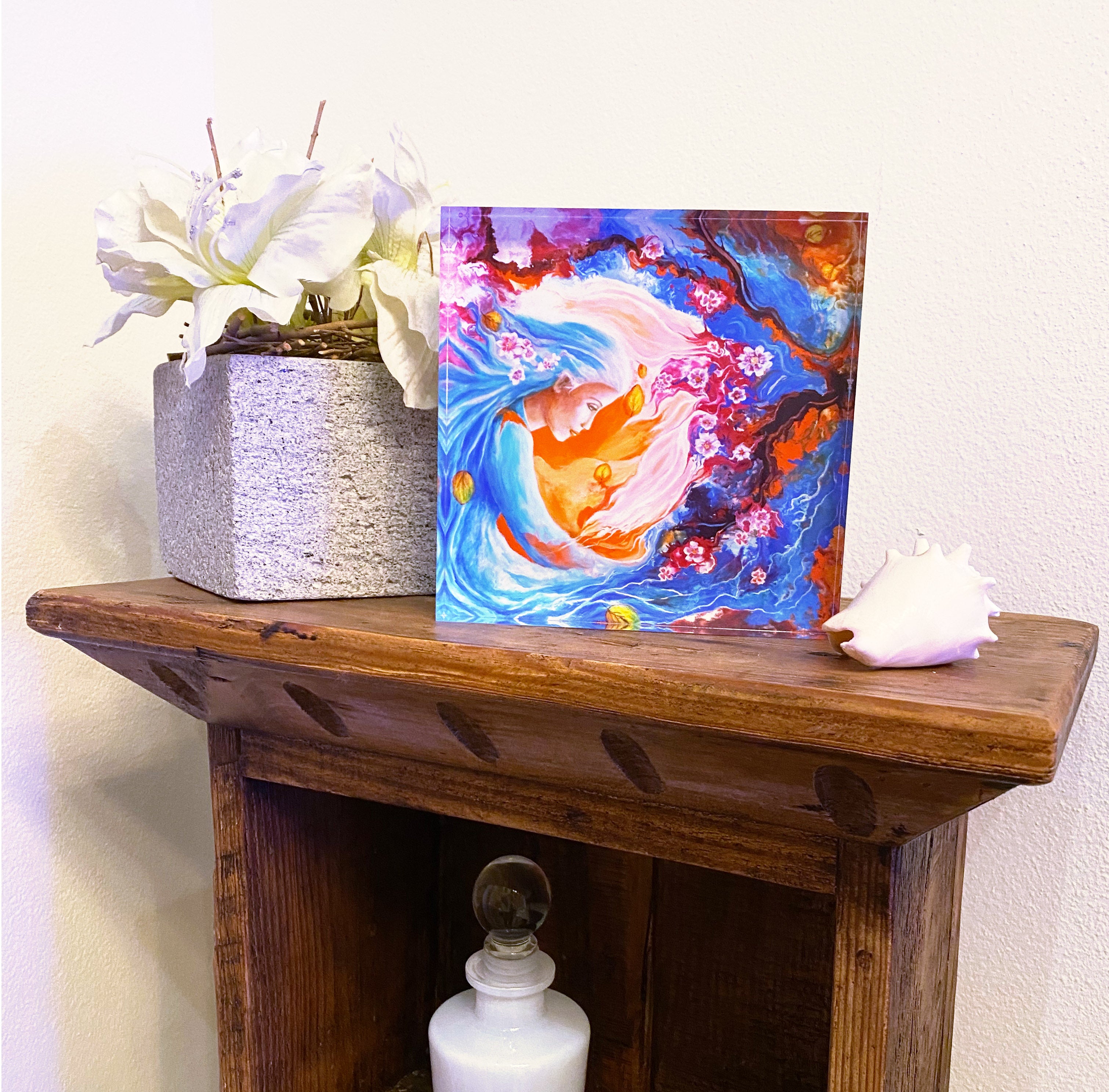 Spiritual, intuitive, mystical and unique gifts for meditation or to support joy. Beautiful art prints and keepsake boxes from the artist Valerie Graniou Cook.