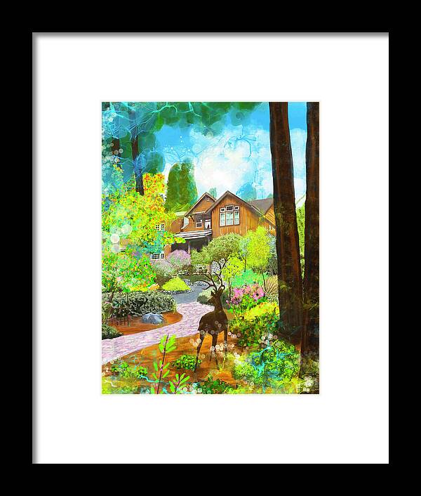 Sunrise In The Forest - Framed Print