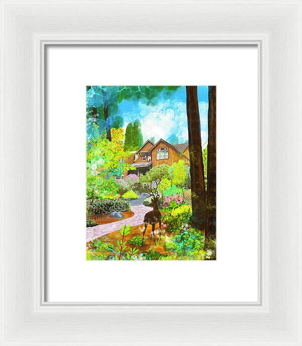 Sunrise In The Forest - Framed Print