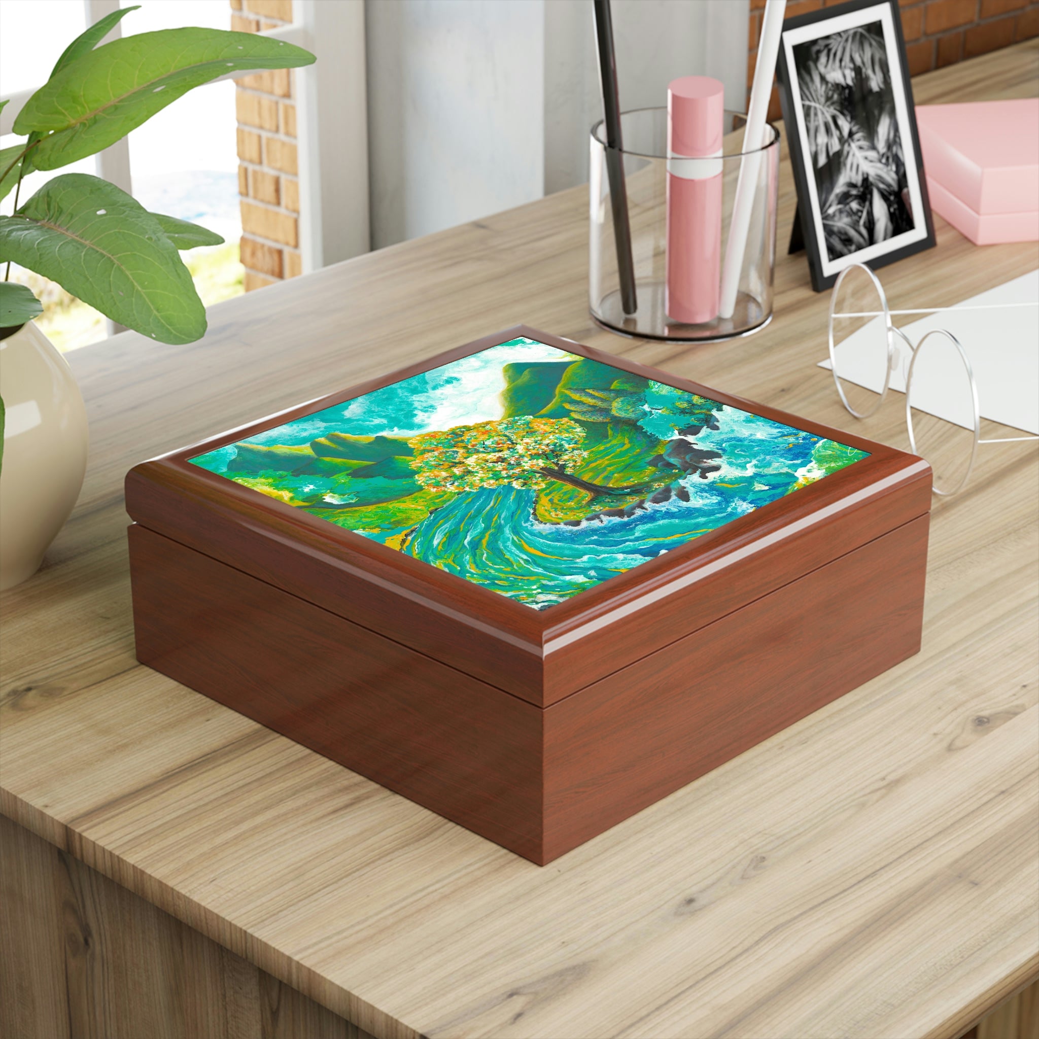 Hawaii Large Jewelry Box