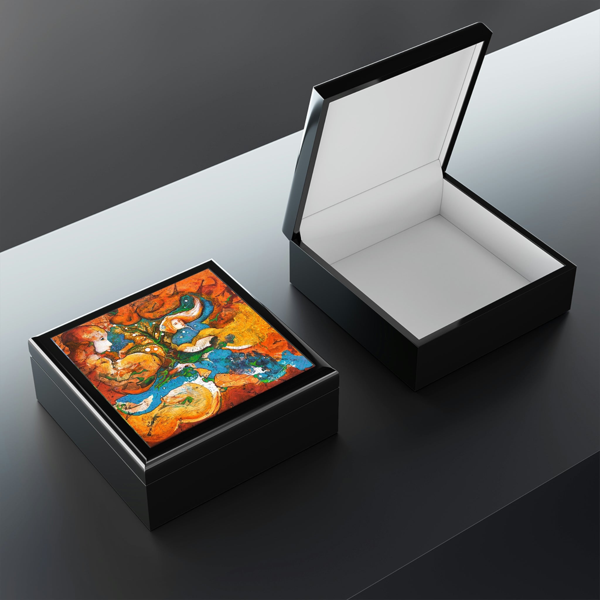 A world apart Jewelry Box – PAINTINGS FROM WITHIN STORE